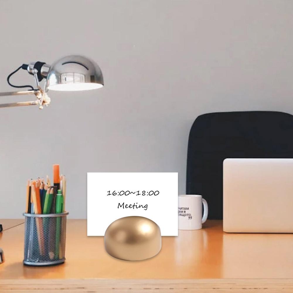 Desk Setup Wood - Goldfarbener Tischnummernständer aus Holz, langlebiger Ständer