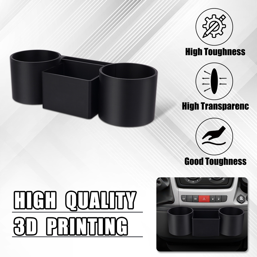 Dual Phone Holder - Mittelkonsole Dual Getränkehalter für Fiat Ducato