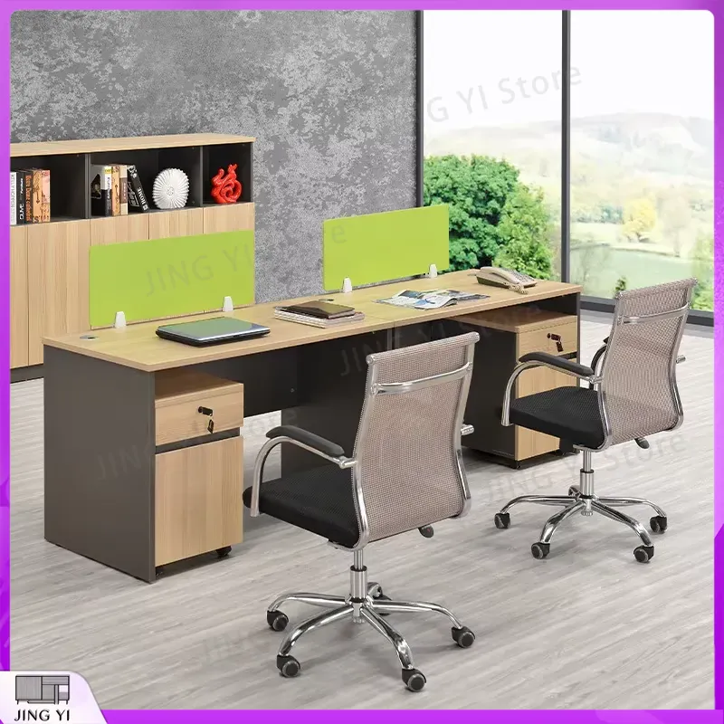 Desk Setup Studio - Maßgefertigter Moderner Büroschreibtisch Arbeitsplatz Paneelregal Schrank