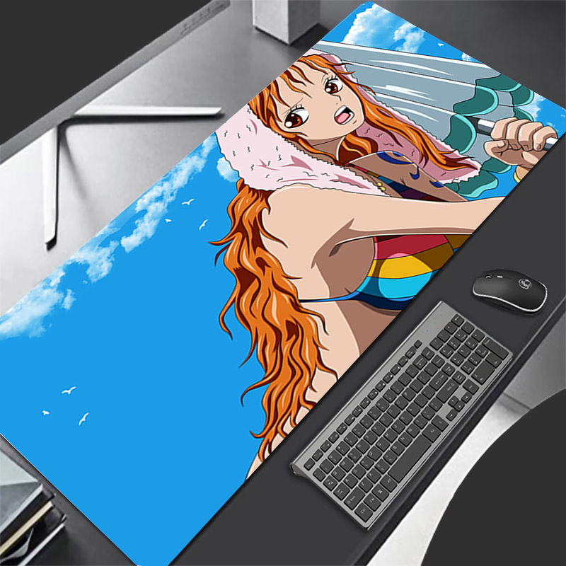 Desk Setup Accessories - Mauspad One Piece Langlebiges Anime-Gaming-Zubehör Gabinete