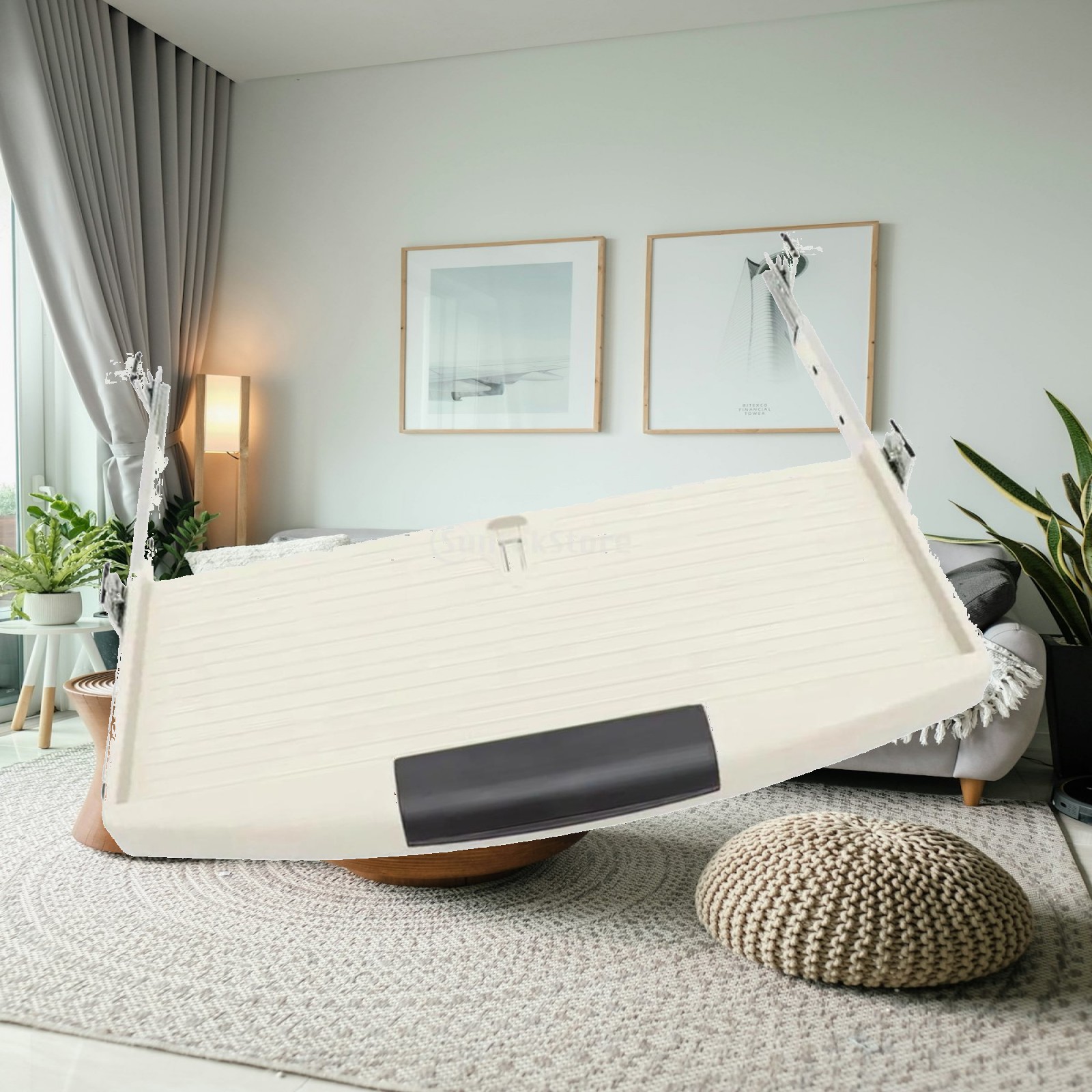 Ergonomic Desk Setup Keyboard - Ausziehbare Computer-Tastaturschublade aus Kunststoff, ergonomisches Schreibregal