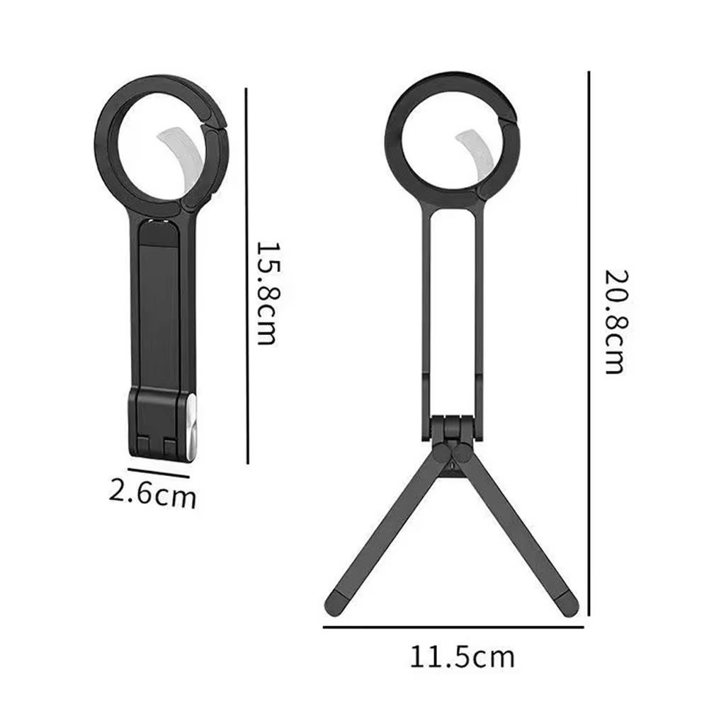 Dual Phone Holder - Magnetisches Handy-Stativ mit Karabinerhalterung für iPhone