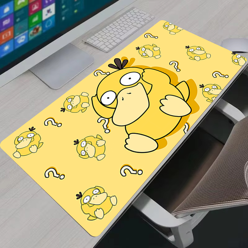 Desk Setup Accessories - Mauspad Anime P-Pokemon Psyduck XXL großes