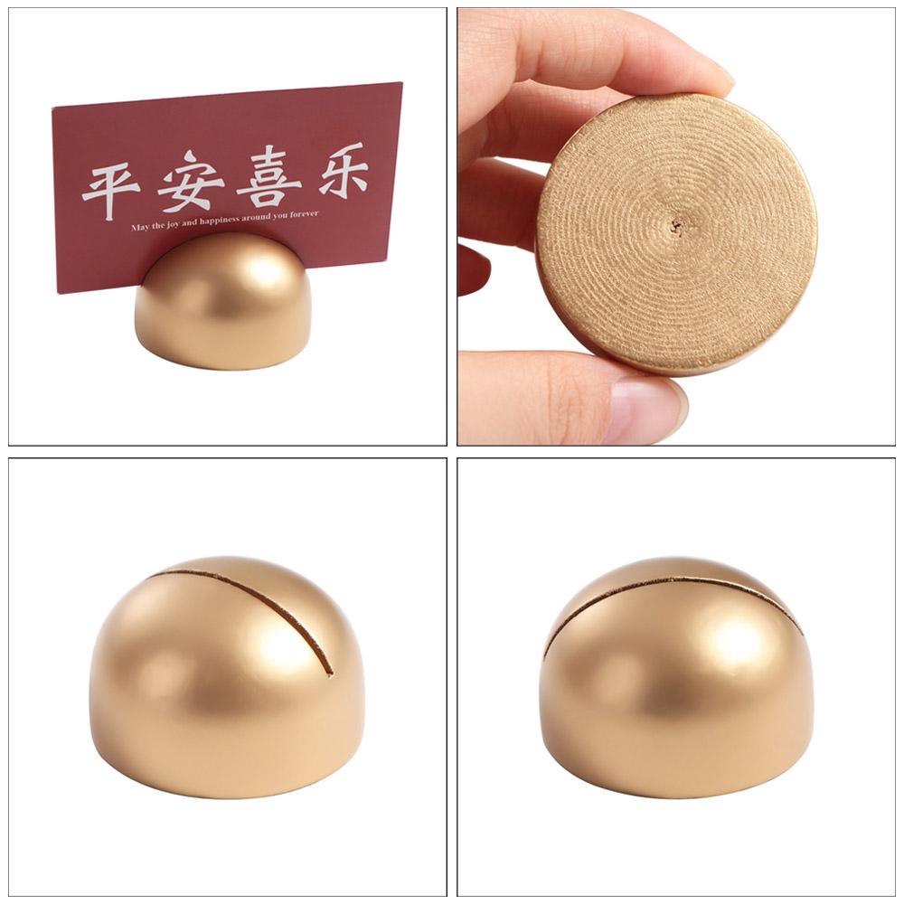 Goldfarbener Tischnummernständ – Desk Setup Wood Bewertung und Preis
