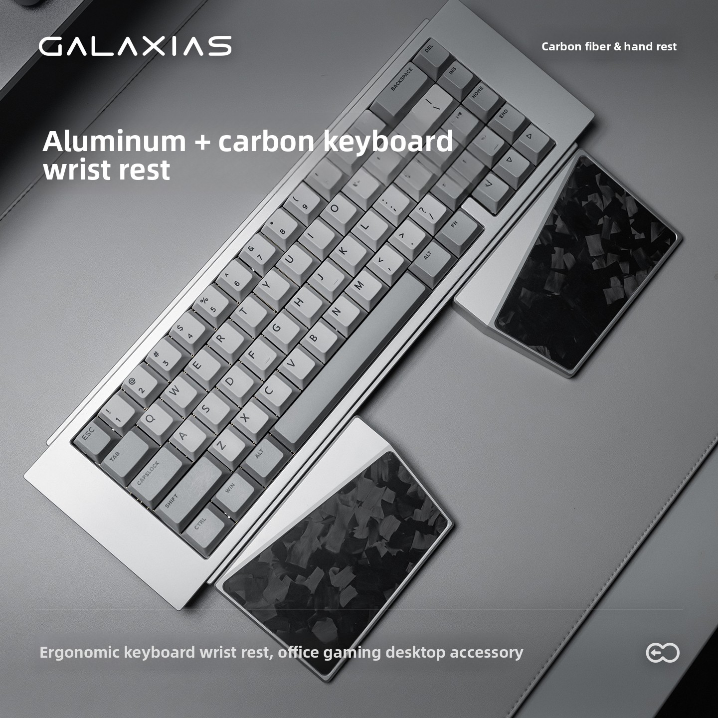 Maßgefertigte Aluminium-Legier – Ergonomic Desk Setup Keyboard Bewertung und Preis