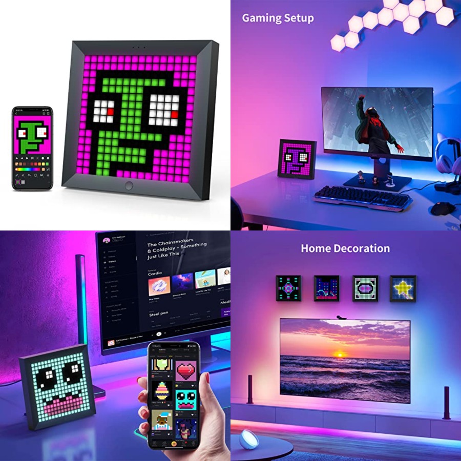 LED-Lichtpixel-Anzeigepanel Ge – Desk Setup For Gaming Bewertung und Preis