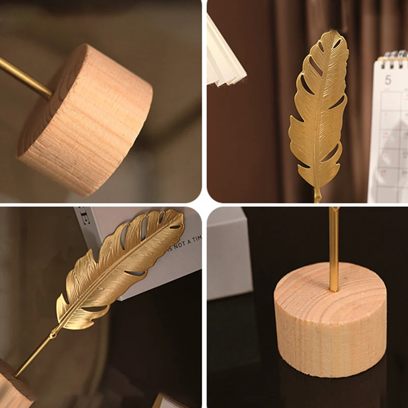 1 stücke Goldene Ginkgo Blatt  – Desk Setup Photo Bewertung und Preis