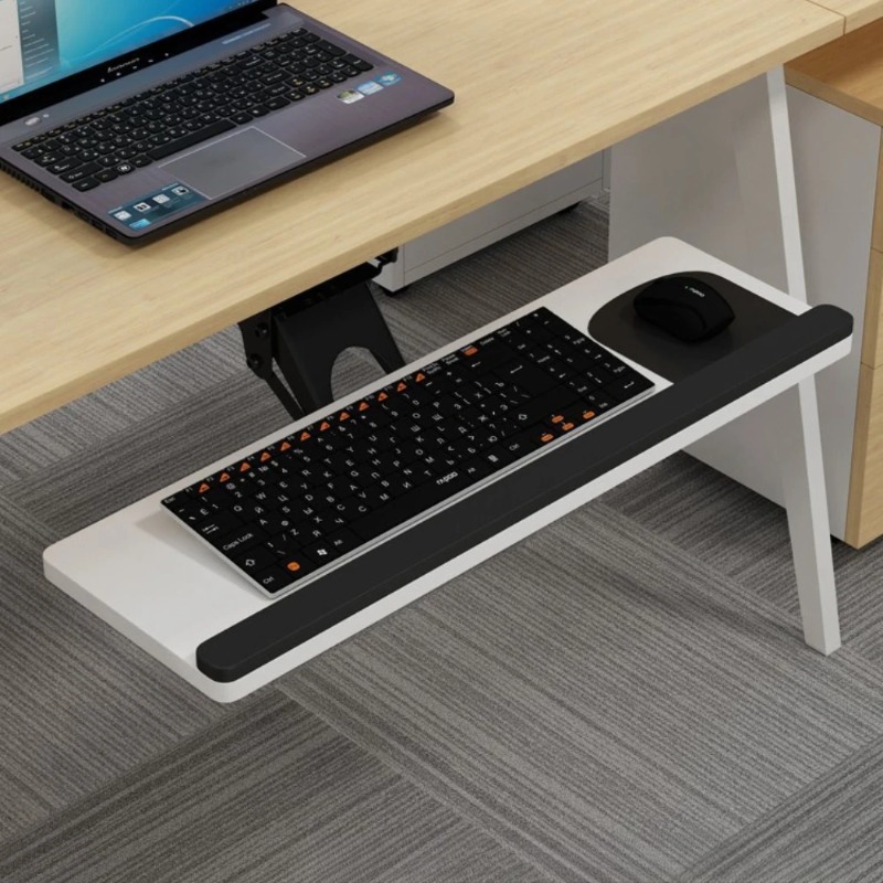Tastaturablage unter dem Schre – Desk Setup Home Bewertung und Preis