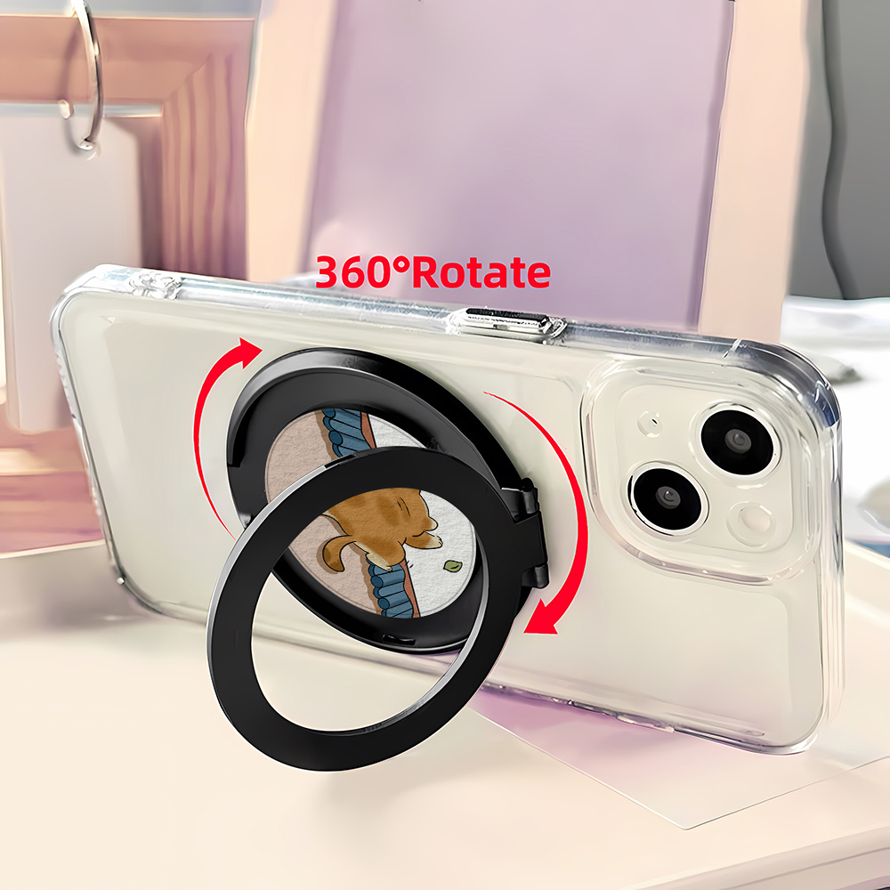 Cartoon-Katzen-Fingergriff, un – Dual Phone Holder Bewertung und Preis