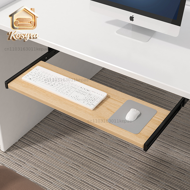 Holz-Tastaturablage für Untert – Desk Setup With Keyboard Tray Bewertung und Preis
