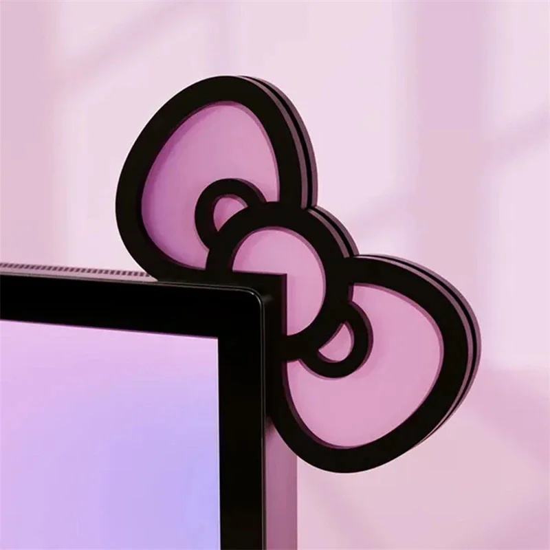 Kawaii rosa Acryl Schleife Mon – Desk Setup Accessories Bewertung und Preis