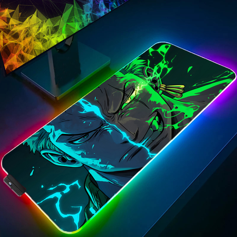 ONE PIECE Zoro Mauspad RGB Gam – Desk Setup Accessories Bewertung und Preis