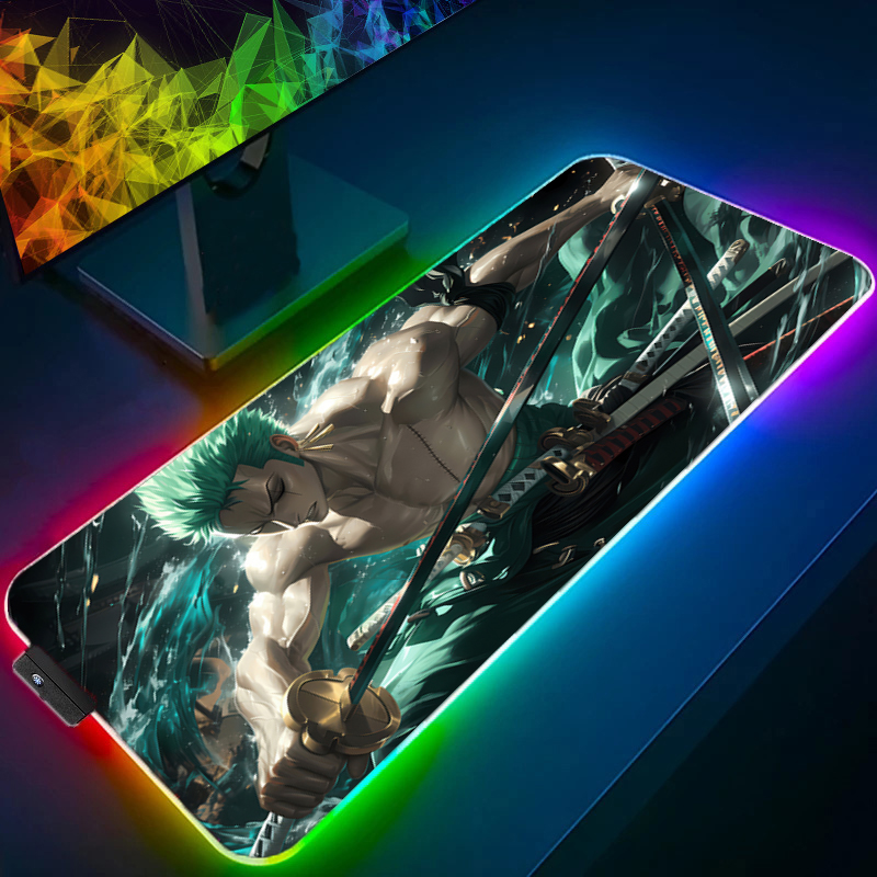 ONE PIECE Zoro Mauspad RGB Gam – Desk Setup Accessories Bewertung und Preis