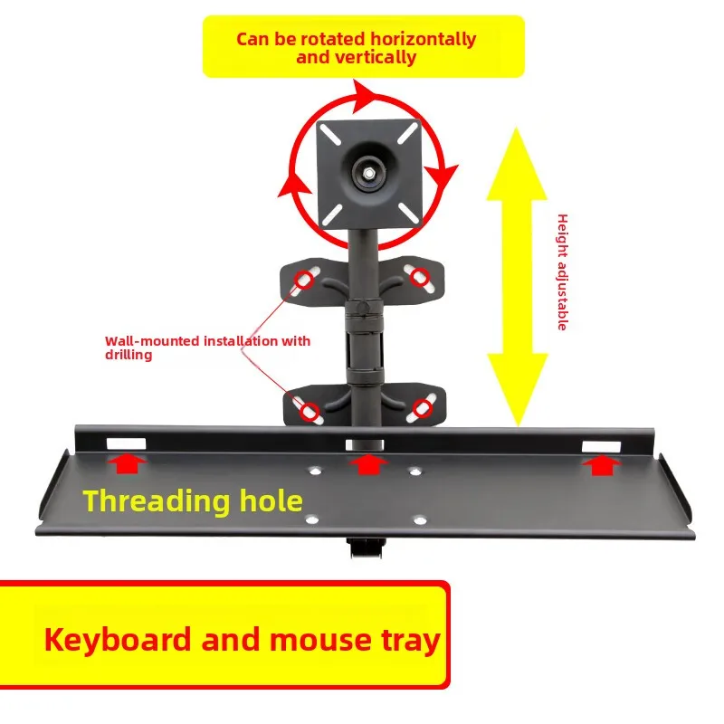 Verstellbare Wand-Tastaturabla – Desk Setup With Keyboard Tray Bewertung und Preis