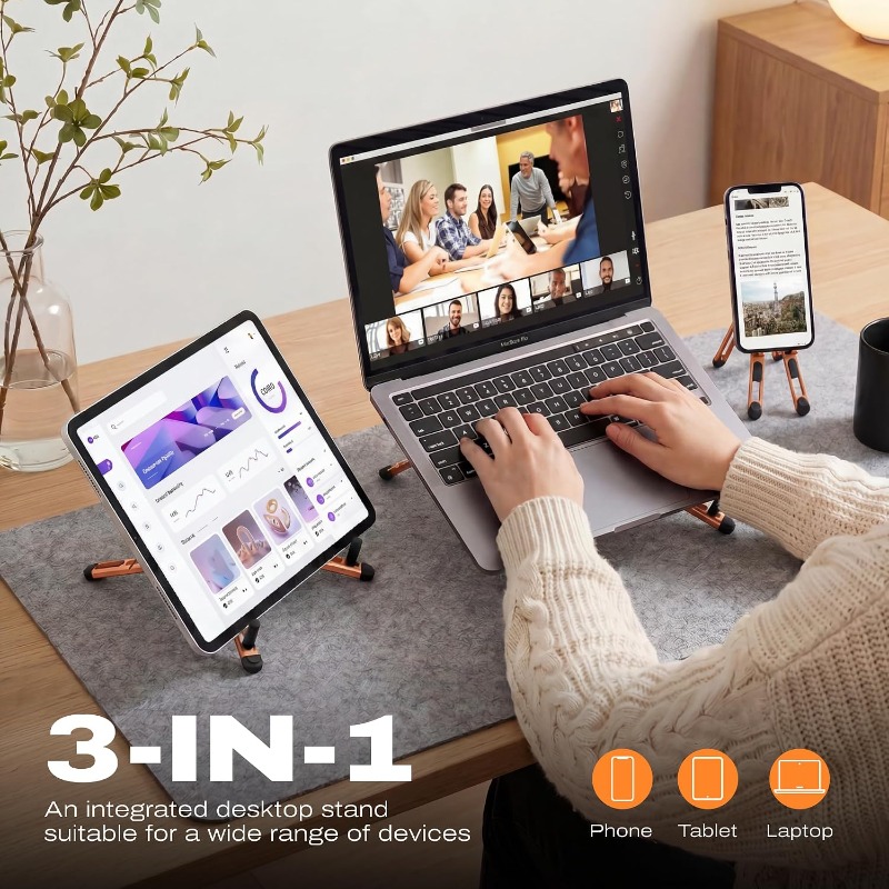 3-in-1 Magnetischer Faltbarer  – Desk Setup Home Bewertung und Preis