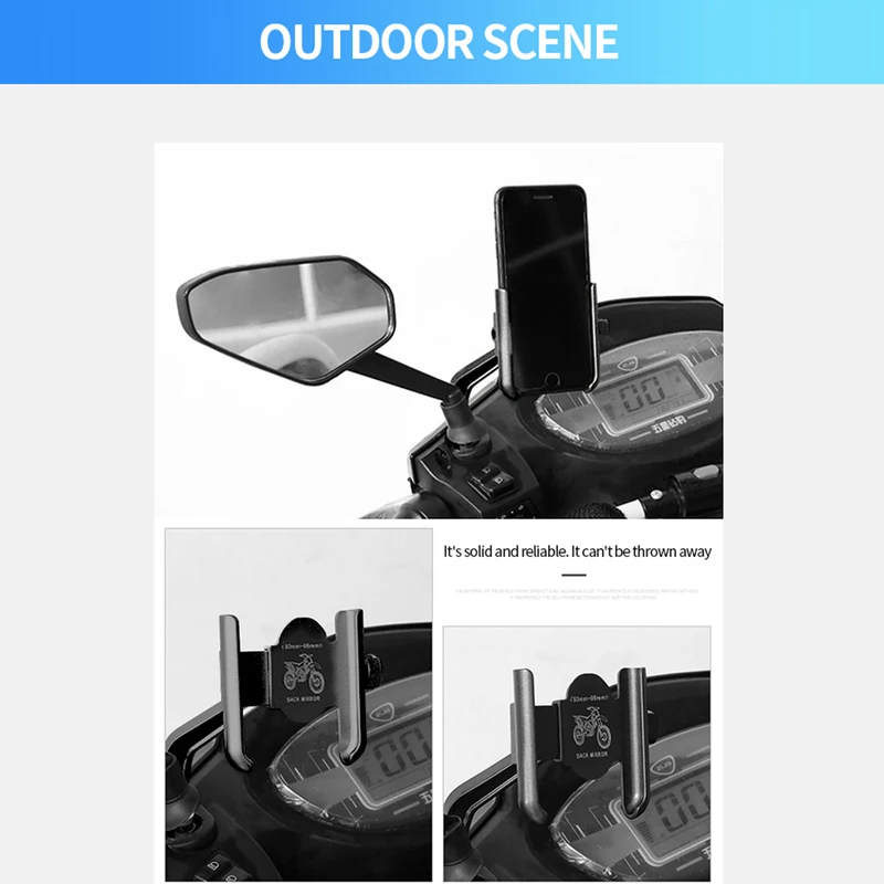Aluminium-Legierung Motorrad F – Dual Phone Holder Bewertung und Preis