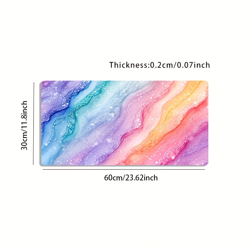 Leuchtendes Regenbogen-Glitzer – Desk Setup For Gaming Bewertung und Preis
