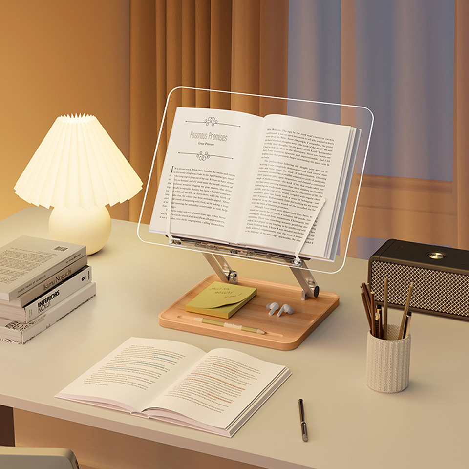 Leseständer aus Holz mit Licht – Desk Setup Wood Bewertung und Preis
