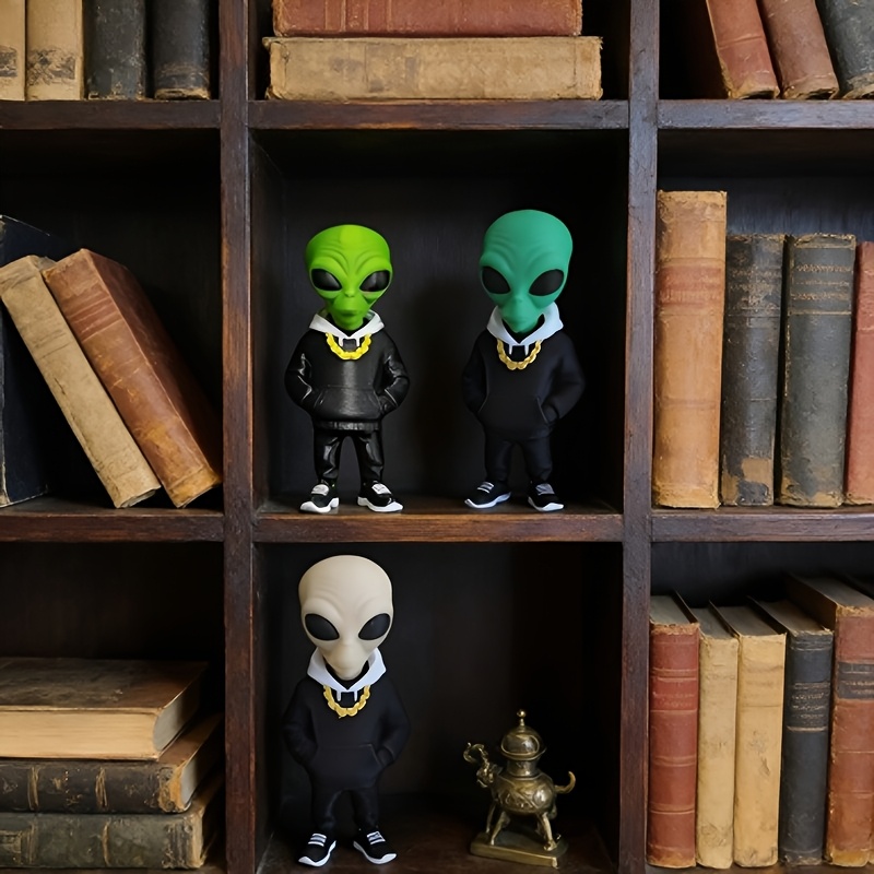1 Stück grüne Alien-Figur mit  – Desk Setup Home Bewertung und Preis